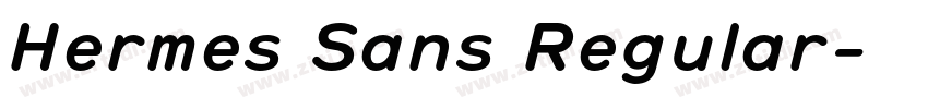 Hermes Sans Regular字体转换